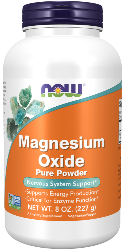 Now Magnesium Oxide Pure Powder 227 gm issues,Now,Now Products,Now suppl,Now supplements,Now Vitamins