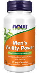 Now Men's Virility Power 60 Veg Capsules issues,male performance,mens,Now,Now Products,Now suppl,Now supplements,Now Vitamins