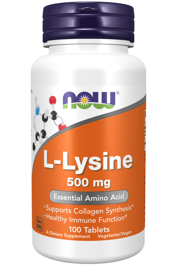 now L-Lysine 500 mg 100 Tablets issues,lysine,Now,Now Products,Now suppl,Now supplements,Now Vitamins
