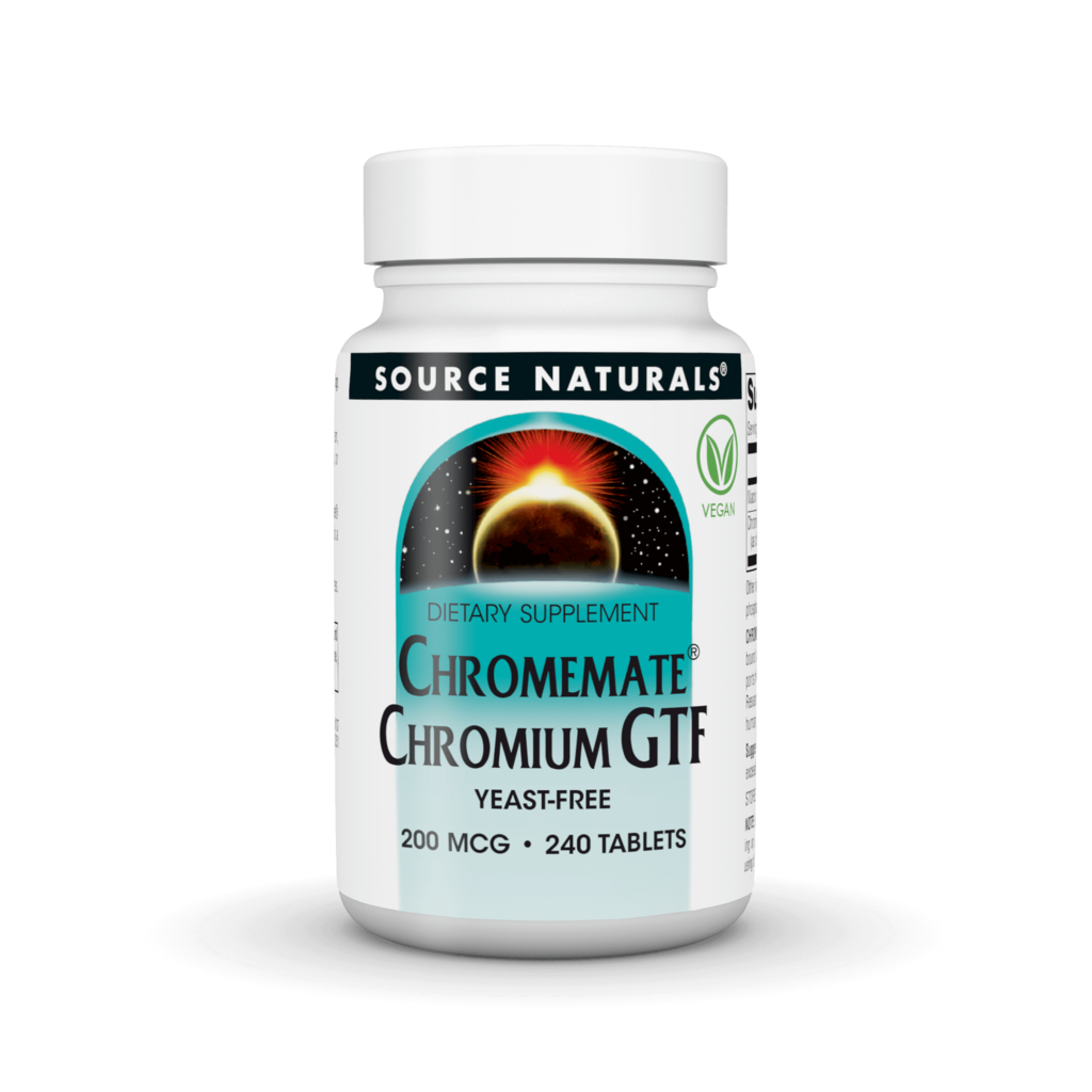 ChromeMate Chromium GTF 200mcg 60 Tablets