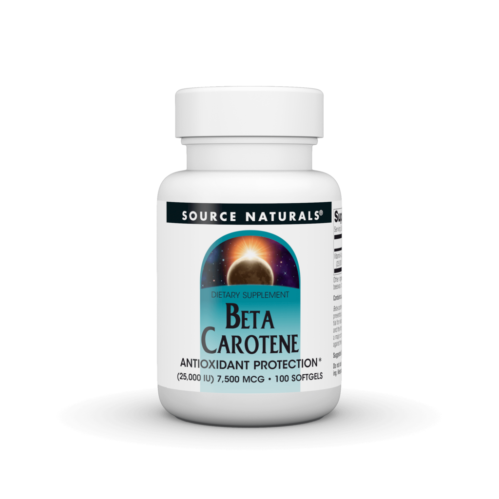 Source Naturals Beta Carotene 25000 IU 100 Softgels