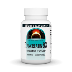 Pancreatin 8X 500mg 50 Capsules