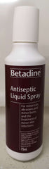 Betadine Antiseptic Liquid Spray 75ml betadine,Betadine Antiseptic Liquid Spray,issues