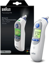 Braun Thermoscan 7+ Thermometer Fast 1 Second Temperature Readings Infrared Ear Thermometer