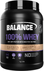 Balance 100% Whey Cookies Cream 1kg