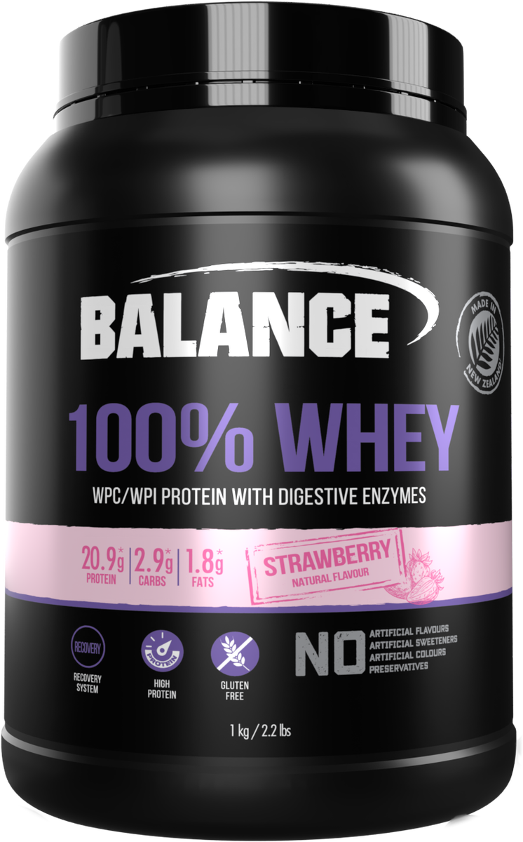 Balance 100% Whey Strawberry 1kg