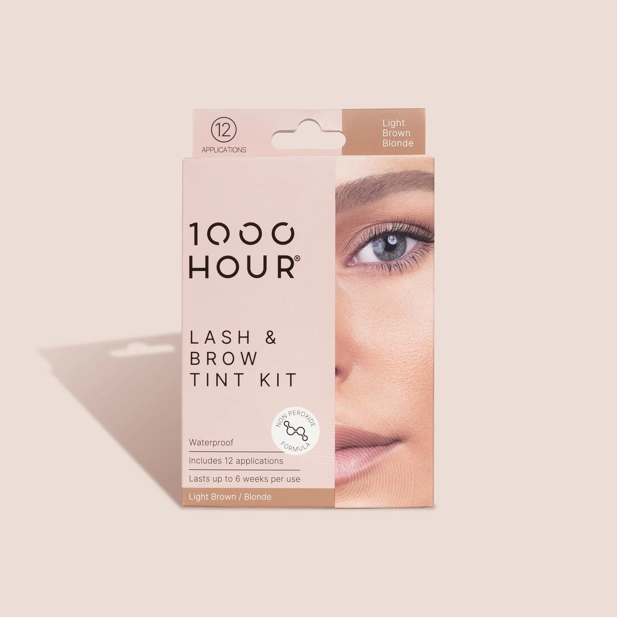 1000 Hour Plant Extract Lash & Brow Dye Kit Light Brown - DominionRoadPharmacy