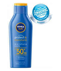 Nivea Sun SPF 50+ Protect & Moisture Lotion Very High UV Protection & Moisturising Sunscreen Lotion 400 ml