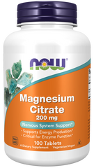 now Magnesium Citrate 200 mg 100 Tablets issues,magnesium citrate,Now,Now Products,Now suppl,Now supplements,Now Vitamins
