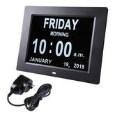 10" Digital Calendar Day Clock - for Dementia and Alzheimer’s Patients (Black) Alzheimer’s,Alzheimer’s Patients,Audio & Visual Alerts Pill Dispenser,Audio & Visual Alerts Pill Management,Automatic Pill Dispenser,Dementia Patients,Home Medication,Home