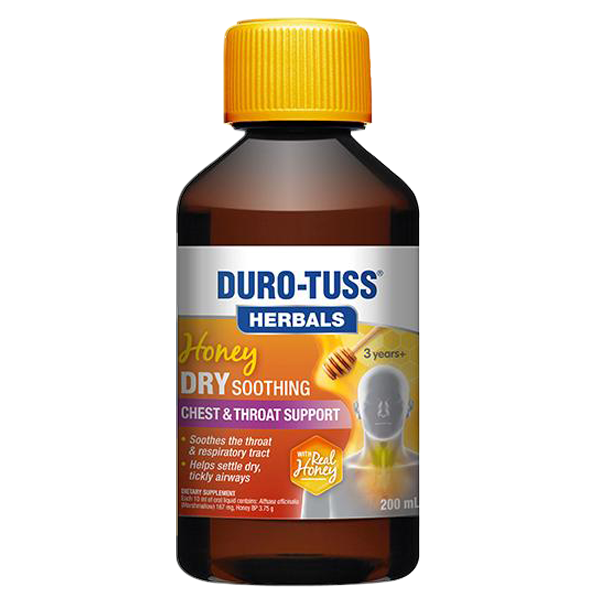 Duro-Tuss Herb Honey Dry Soothing Chest & Throat Support 200ml