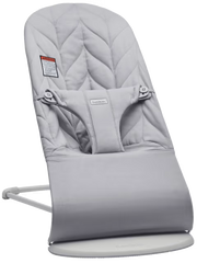 Baby Bjorn Bouncer Bliss Woven Petal Quilt light Grey Bouncer Bliss,fabric seat baby bouncer,handy baby bouncer,issues,lightweight baby bouncer