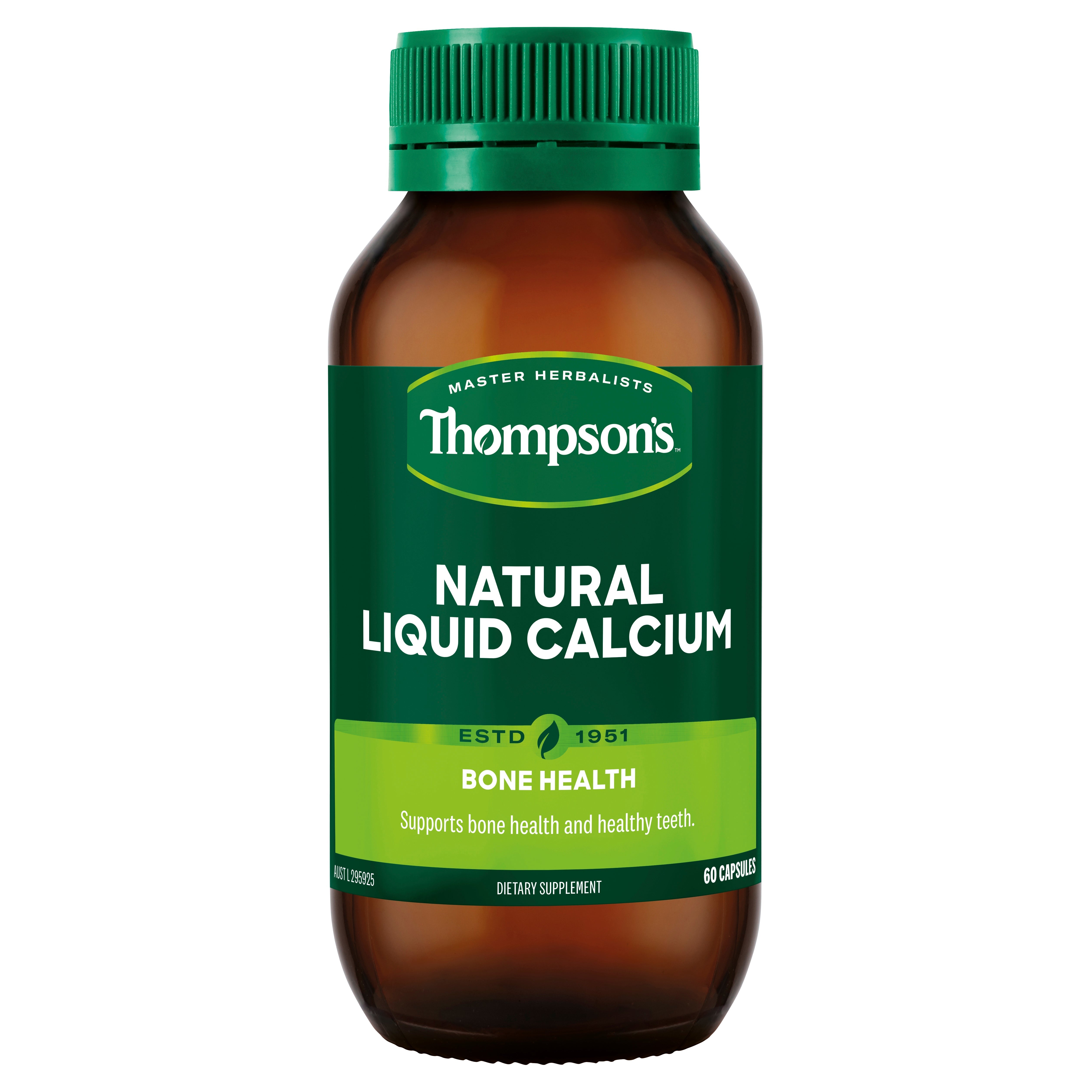 Thompson's Liquid Calcium 60 Tablets