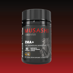 Musashi ZMA+ 60 Capsules – Zinc & Magnesium Capsules
