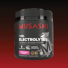 Musashi Electrolytes Watermelon 300g – Electrolyte Hydration Drink Powder