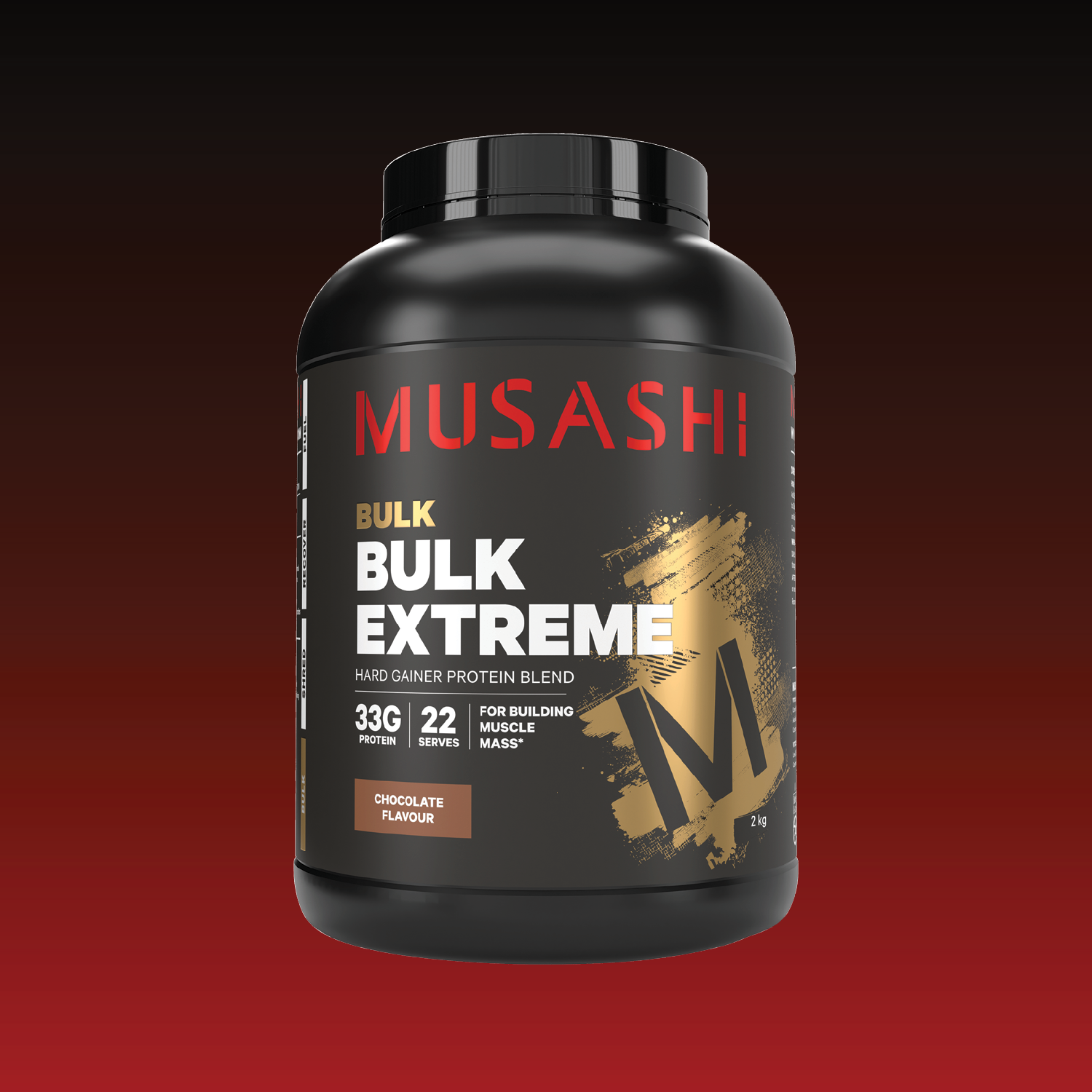 Musashi BULK Extreme Chocolate 2kg – Mass Protein Powder