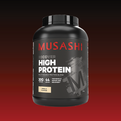 Musashi High Protein Vanilla 2kg – Protein Powder for Recovery