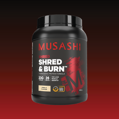Musashi Shred & Burn Vanilla 900g – Lean Protein Powder