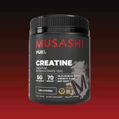 Musashi Creatine Unflavoured 350g – Creatine Powder for Strength & Power