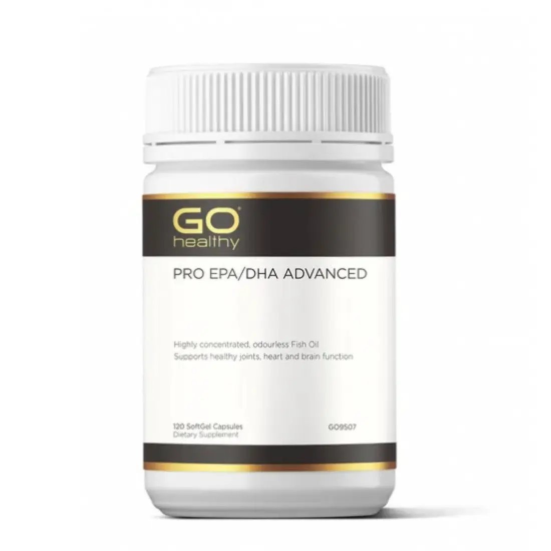Go Healthy Pro EPA/DHA Advanced SoftGel Capsules 120 Count Supports Joints, Heart and Brain Function