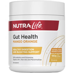 Nutralife Gut Health Powder 180gm Mango Orange