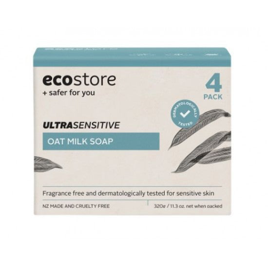 Ecostore Ultra Sensitive Oat Milk Soap 4 Pack 320g