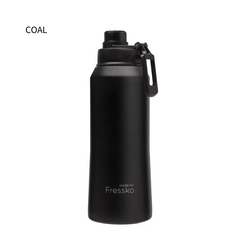 Fressko Core Drink Bottle Coal 1L Sip Lid