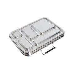Nestling Colours Bento Box open compartments