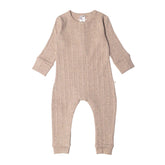 Woolbabe Daydream Henley Suit Dune Marl