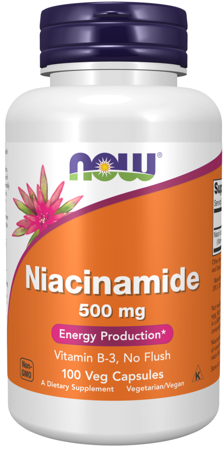 Now Niacinamide B3 500 mg 100 Veg Capsules issues,Now,Now Products,Now suppl,Now supplements,Now Vitamins