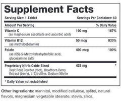 HumanN Neo40 Professional Nitric Oxide Formula Supports Healthy NO Levels and Circulation Dietary Supplement 60 Tablets