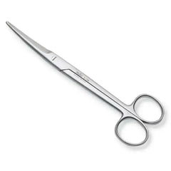 Chrome Plated Curved Mayo Scissors for removing bandages,make cutting around curves easy.,Slim design,trimming thermoplastics