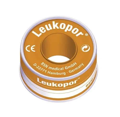 BSN Leukopor Tape 1.25cmx5m adhesion Tape,Air and moisture permeable,Air permeable,easily torn,easily torn by hand,Good initial adhesion,Hypoallergenic,hypoallergenic tape,issues,Leukopor,Leukopor Paper Tape,Leukopor Tape,Medical bandage,Medical Tape,mois