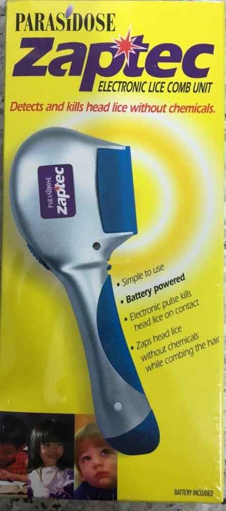 Zaptec Lice Comb - Electronic Lice Removal Solution electronic lice removal,head lice solution,lice treatment comb,optimized,zaptec lice comb