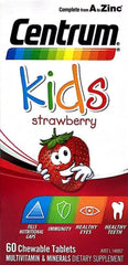 Centrum kids 60 chewable tablets Strawberry centrum,centrum for kids,Centrum kids 60 chewable,centrum strawberry,issues,multivitamin