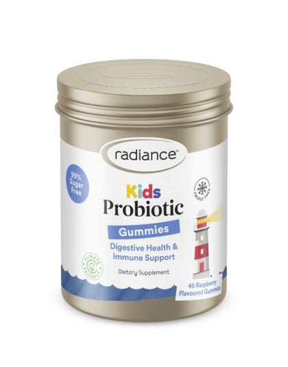 Radiance Kids Probiotic Gummies 45s daily vitamins,issues,KIDS PROBIOTIC GUMMIES 45’S,Multi vitamins,multivitamins,Rich in vitamins and minerals,vitamins,Vitamins & Supplements,Vitamins and Supplements,vitamins minerals