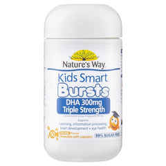 Nature's Way Kids Smart DHA 300mg Triple Strength Burstlet 50s