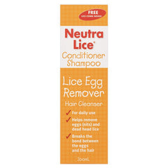 Neutralice Conditioner Shampoo contains acetic acid,dead head lice,hair cleanser,help remove nits,issues,Lice Egg Remover,NeutraLice Conditioner Shampoo,remove lice eggs (nits