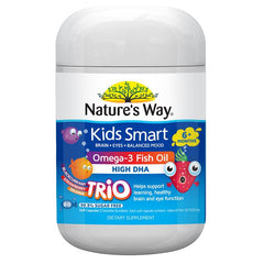 Nature's Way Kids Smart Omega-3 Fish Oil Trio 60 Burstlets