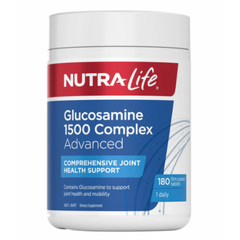 Nutralife Glucosamine 1500 Complex Advanced Supports Joint Health And Mobility Joint Support 180 Tablets