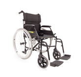 XLITE Manual wheelchair Full length padded arms wheel chair,issues,Lapbelt,length adjustable footplates,Manual wheel chair,Manual wheelchair,Quick release fold down backrest,Quick release wheels,Swing-away,wheelchair,XLITE wheelchair