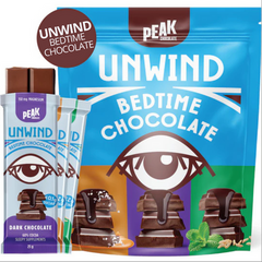 My Supplements Group PEAK CHOCOLATE UNWIND Box of 14 bars