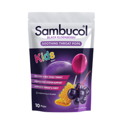 Sambucol Kids Soothing Throat Pops 10 Pack