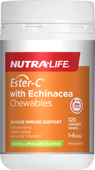 Nutralife Ester-C with Echinacea Chewable Tablets 120 Count Echinacea Chewable Tablets,Immune Support,Nutralife Ester-C,optimized,Vitamin C Supplements