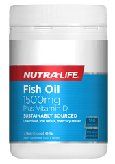 Nutralife Omega 3 Fish Oil 1500 mg Plus Vitamin D 180 Caps complete omega,fish oil,issues,nutralife,omega 3,omega 6,omega3,ultimate omega,vitamin d