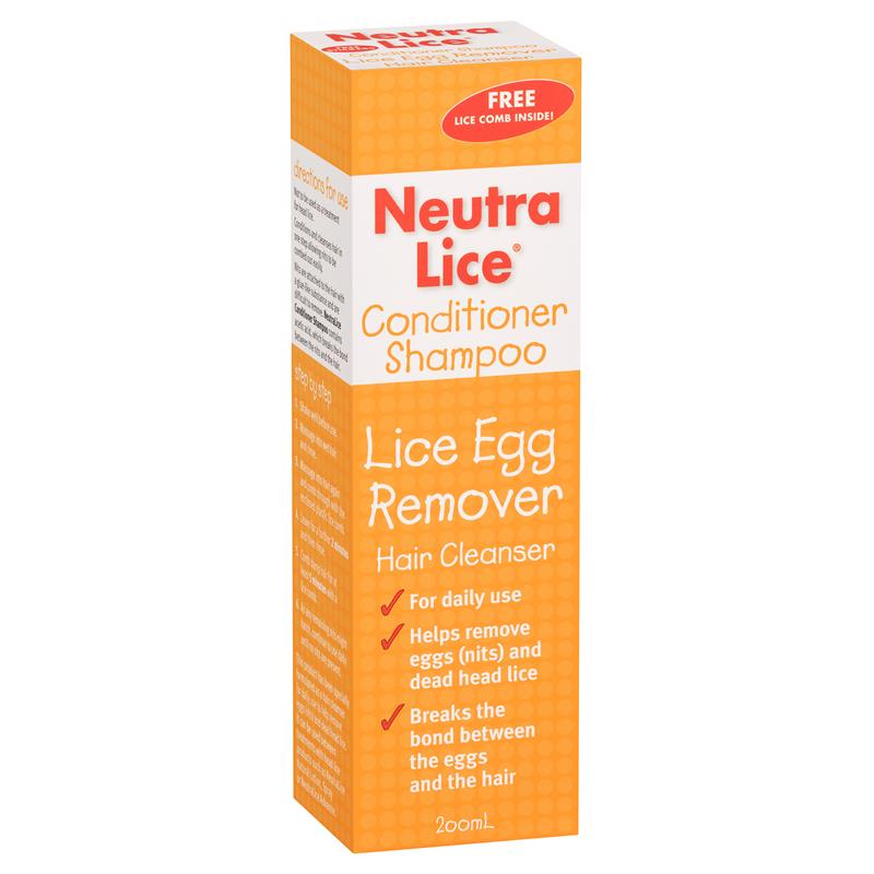 Neutralice Conditioner Shampoo contains acetic acid,dead head lice,hair cleanser,help remove nits,issues,Lice Egg Remover,NeutraLice Conditioner Shampoo,remove lice eggs (nits