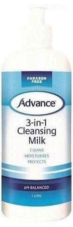 Advance® 3-in-1 Cleansing Milk Cleansing Milk,Deodorising,issues,Moisturising,moisturising product.,No-rinse formula,Non-irritating,Paraben Free,PH Balanced,pleasant smell,protects sensitive skin,refreshing scent