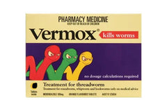 Vermox Tablets 100mg 2 issues,mebendazole,thread worm,thread worms,threadworm,vermox