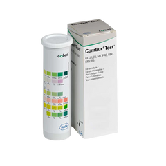 Combur 6 Test Strips 50 blood,Combur 6,Insensitive to ascorbic acid,issues,leukocytes,Long handle Test Strips,nitrite,protein,test strip,test strip in urine,test strips,urine,urobilinogen