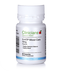Clinicians 5-HTP Mood Care Capsules 50mg for Mood Support and Wellbeing - 60 Count 5-htp,clinicians,clinicians 5-htp,mood care,optimized
